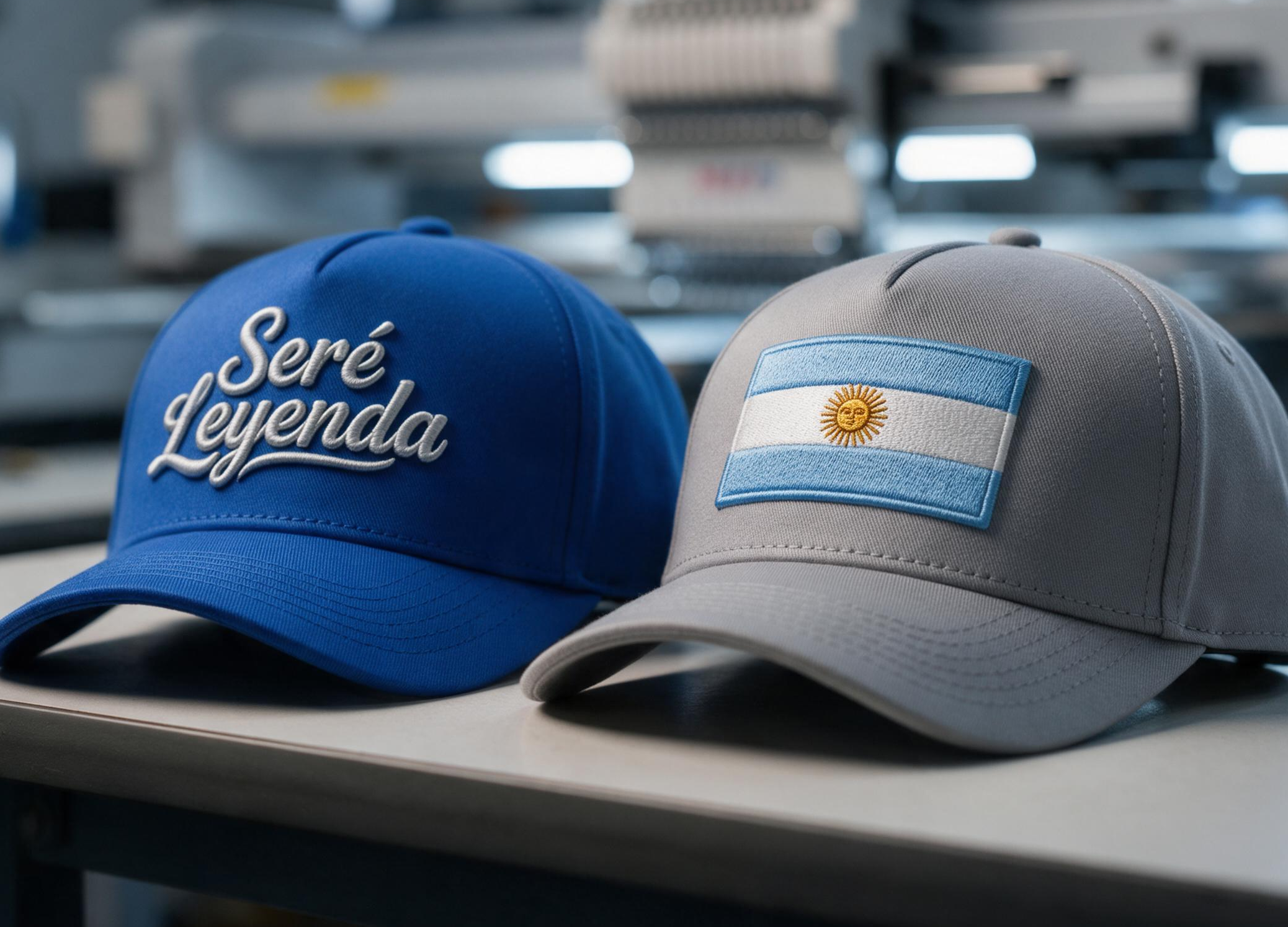 Gorras y Viseras con Bordado 3D